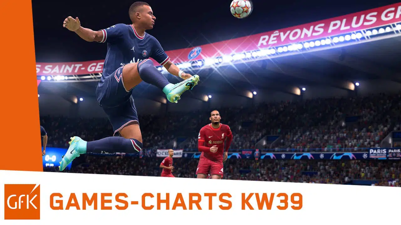 top 2 game charts deutschland kw39 2021 fifa22
