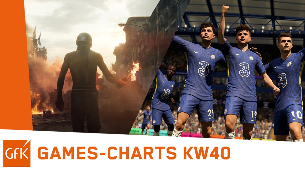 top 2 game charts deutschland kw40 2021 fifa22 far cry 6