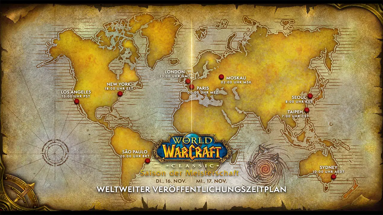 WoW Saison der Meisterschaft Launch