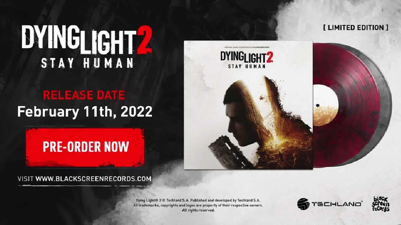 dying light 2 soundtrack vinyl cd