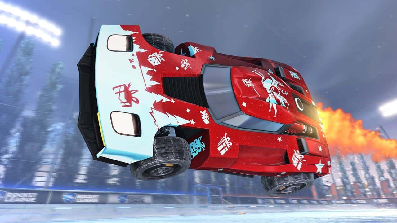 Reindeer Game Breakout Decal. Quelle: Psyonix / Epic Games Reindeer Game Breakout Decal