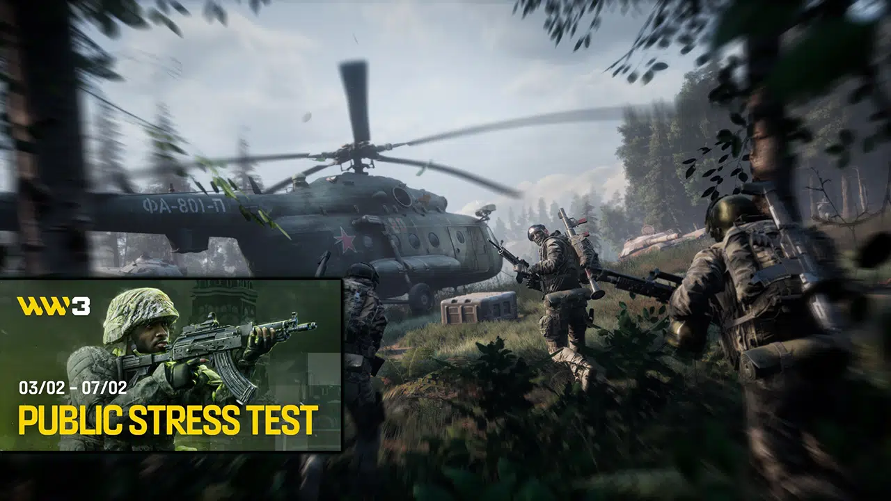 world war 3 public stress test header