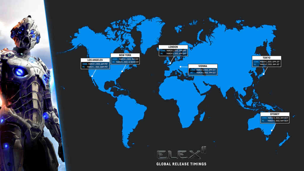 Elex II Global Release Timings Elex II Global Release Timings