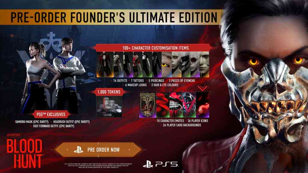 bloodhunt ps5 preorder