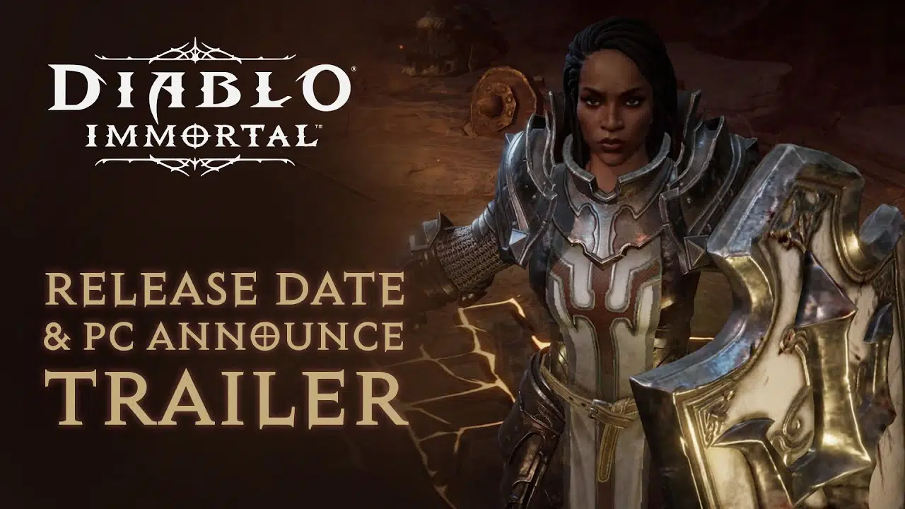diablo immortal release date and pc announce