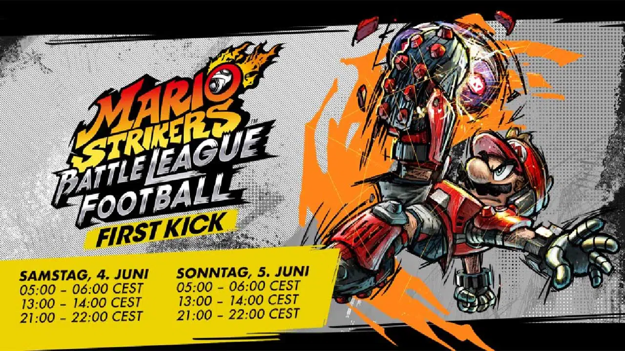 mario strikers demo event