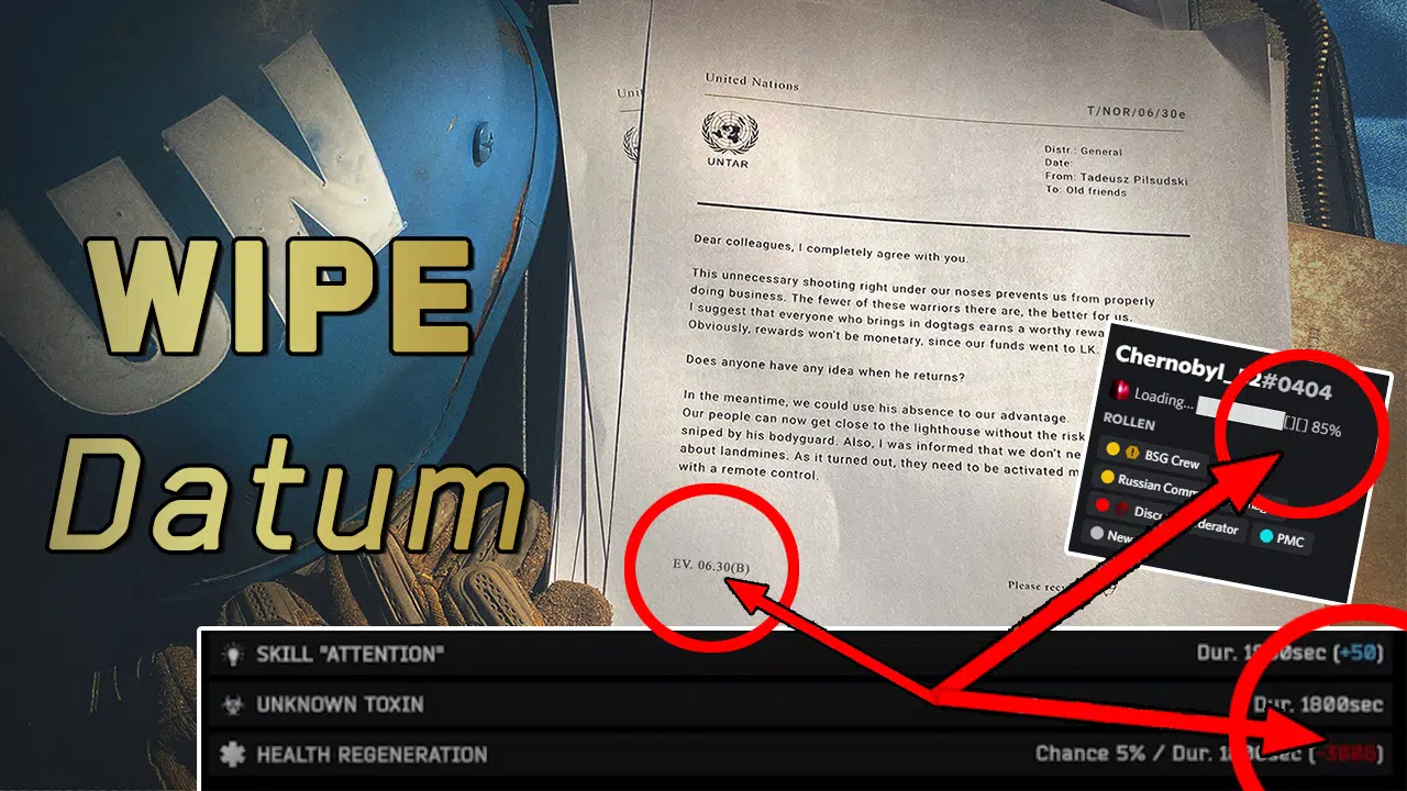 Escape from Tarkov Wipe Datum Nächste Woche ist es so weit Gaming