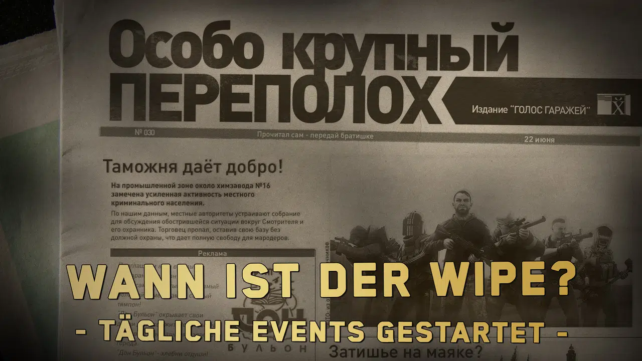 eft wipe june 2022 daylie events