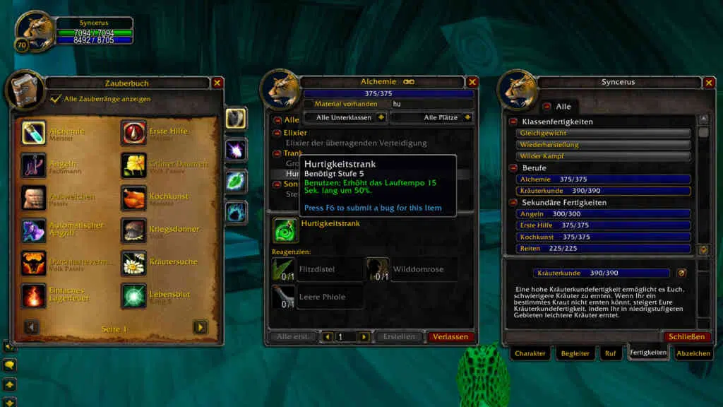 WotLK Vorbereitung Traenke WotLK Vorbereitung Traenke