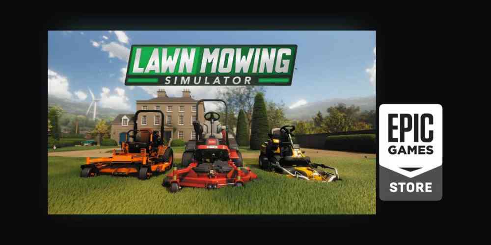 epic game free game lawn mowing simulator