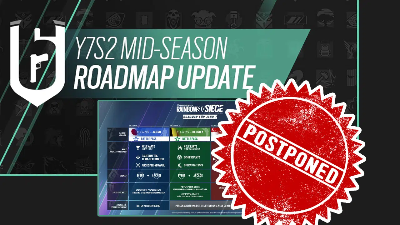 rainbow six y7s2 mid season roadmap update delay
