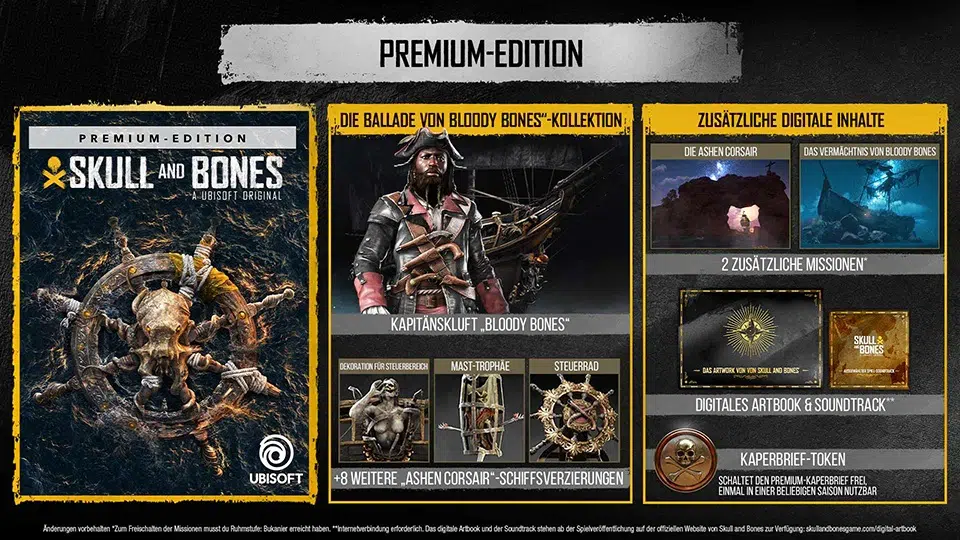 skull and bones premium edition