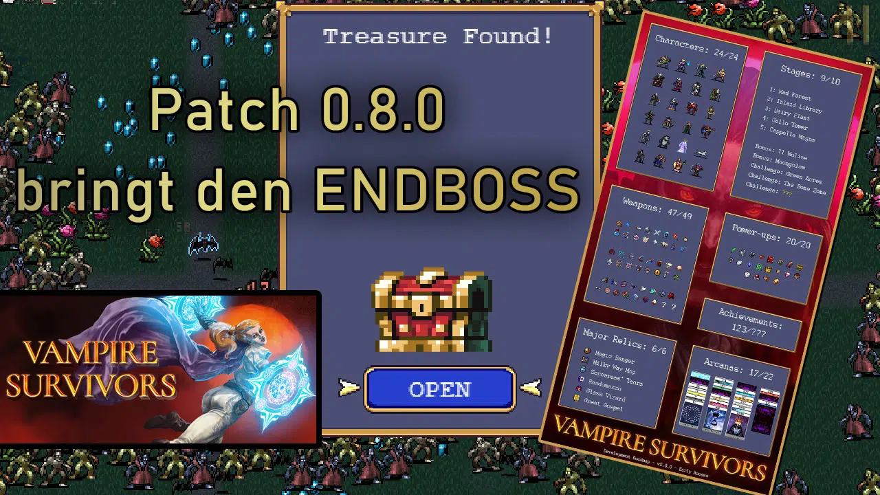 vampire survivors endboss 0.8.0