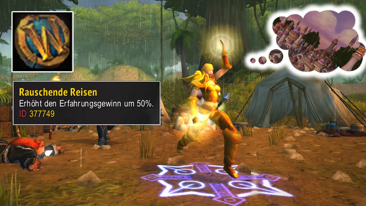 wow classic rauschende reisen leveling