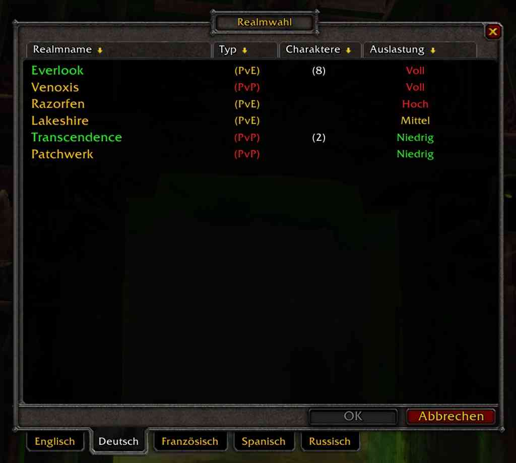 WoW Server WoW Server