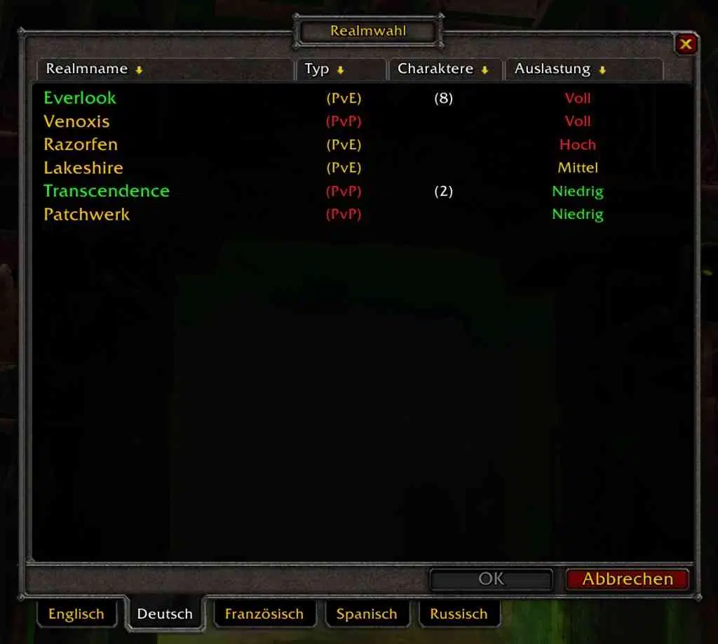 WoW Server