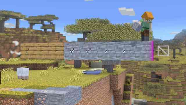 32 201005 NSW SSBU Screenshot Steve Neutral Special Block 2