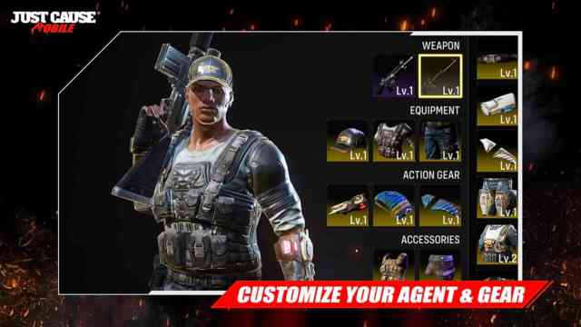 Square Enix enthüllt weitere Details zu Just Cause: Mobile. Quelle: Square Enix Just Cause: Mobile Customization