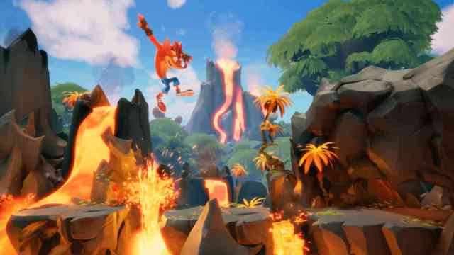 "Crash Bandicoot 4: I's about time" ist ab dem 12. März auch auf PlayStation 5 erhältlich. Quelle: Toys for Bob, Activision Quantum Screenshot Marketing Reveal 04