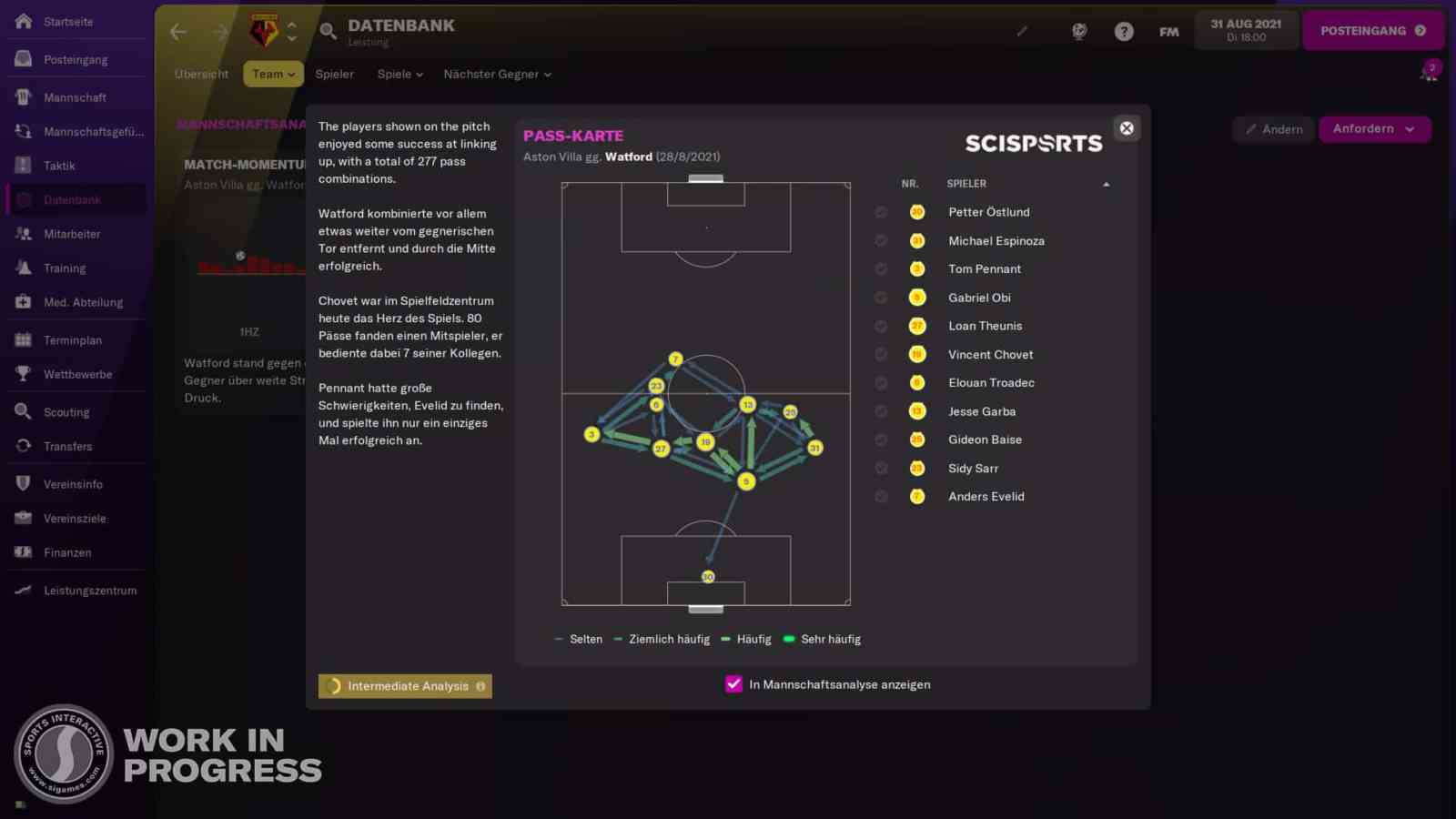 FM22 Pass Map. Quelle: SEGA FM22 Pass Map